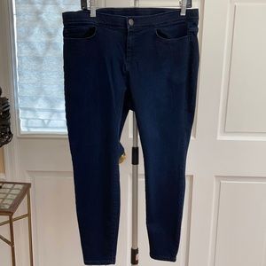 J Jill Denim Ankle Leggings 16 petite EUC